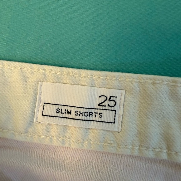 Gap pastel color block shorts pink, yellow, green mid rise slim shorts waist 25 - Picture 8 of 12